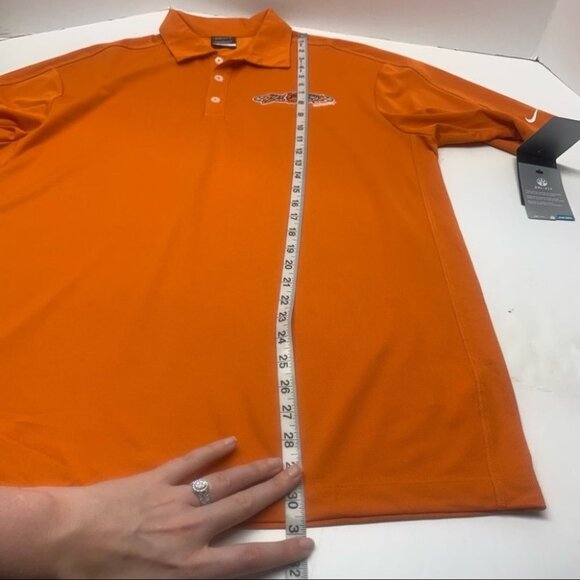 •- Bundle of 3 Nike Golf Orange Short Sleeve Athletic Polo i15 - Picture 9 of 10